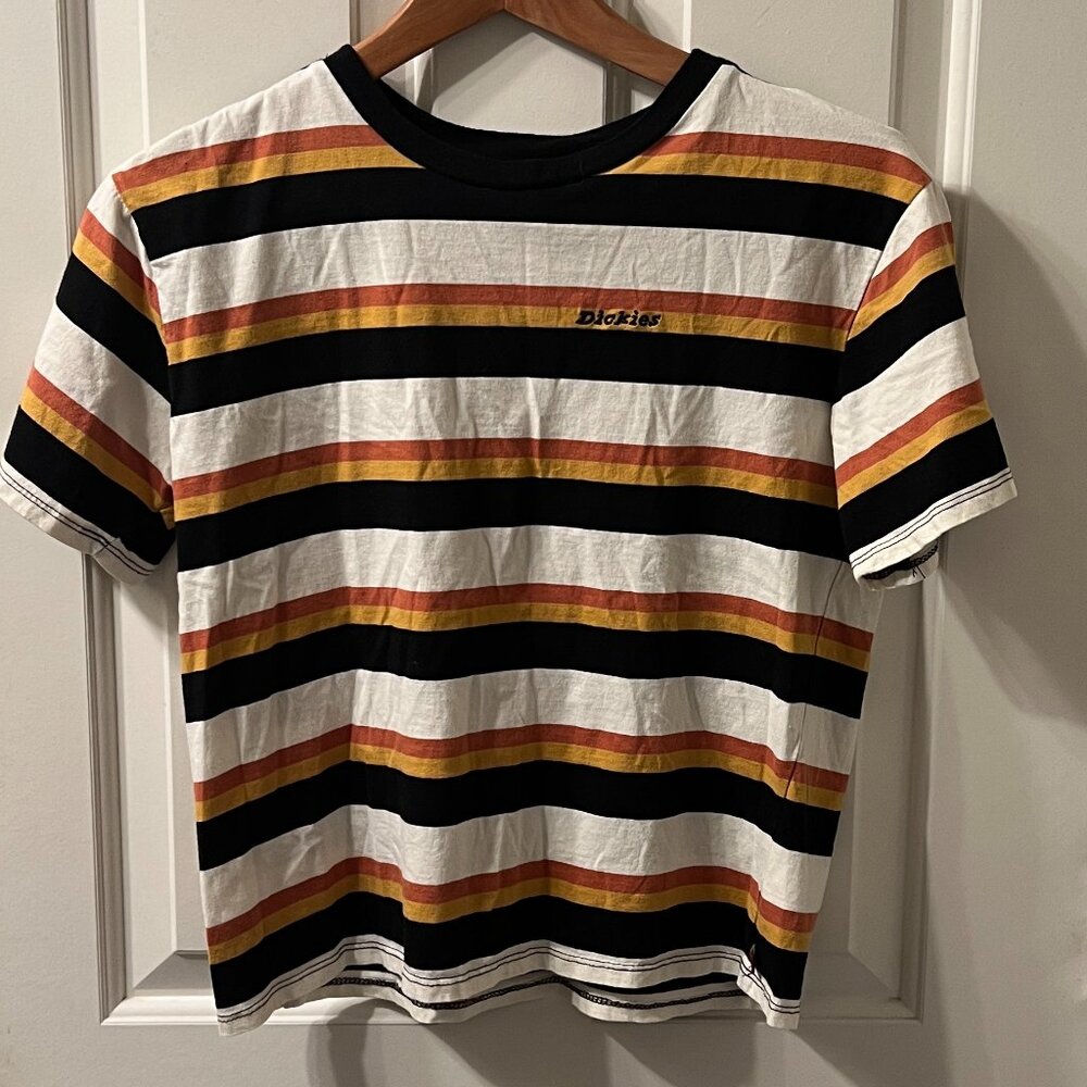 Dickies - Striped T-shirt / Size Medium